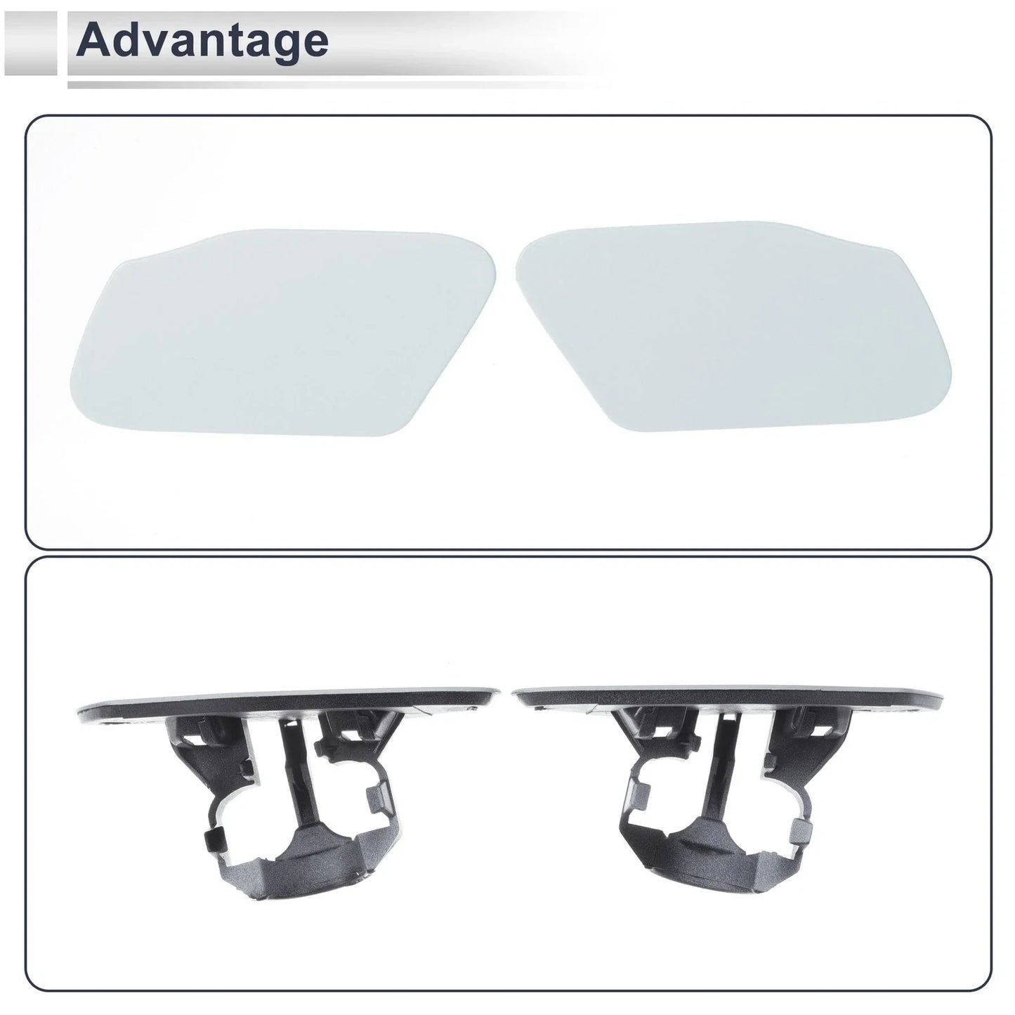 Washer Nozzle Cover Caps for BMW X3 Unpainted