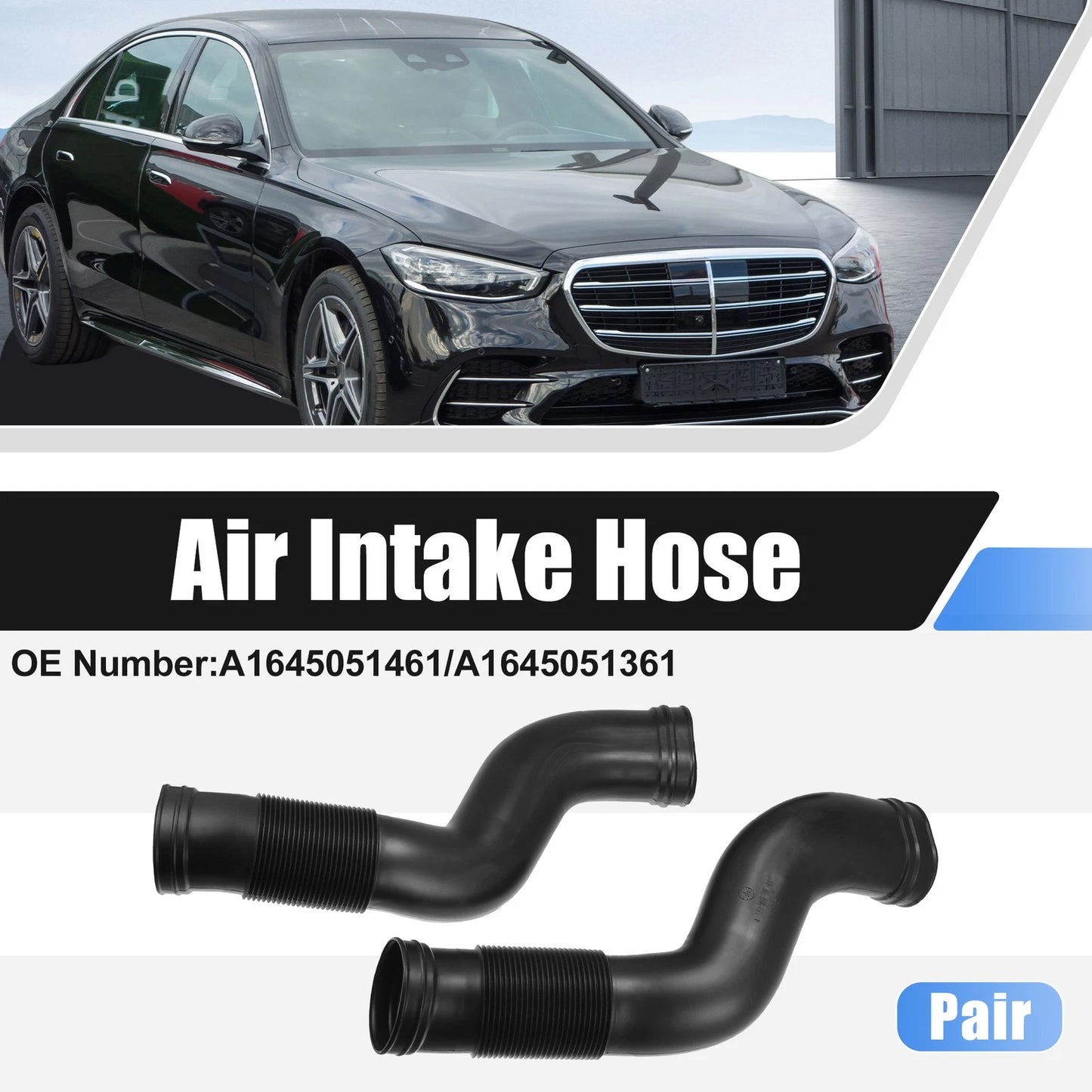 1 Pair Air Intake Hose Tube for Mercedes-Benz GL450 GL550 (2008–2012)