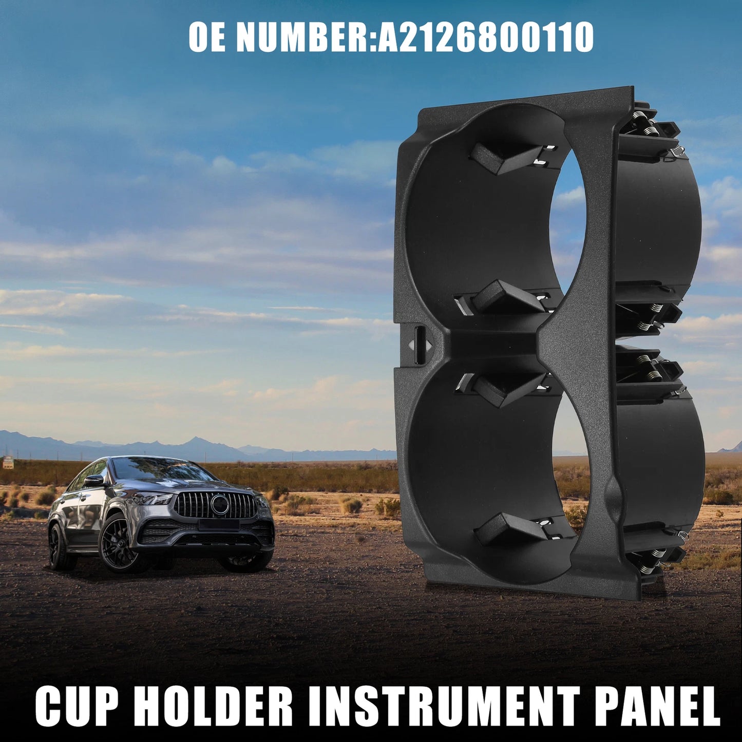Cup Holder for Mercedes-Benz E350 (2010–2013) No.A2126800110