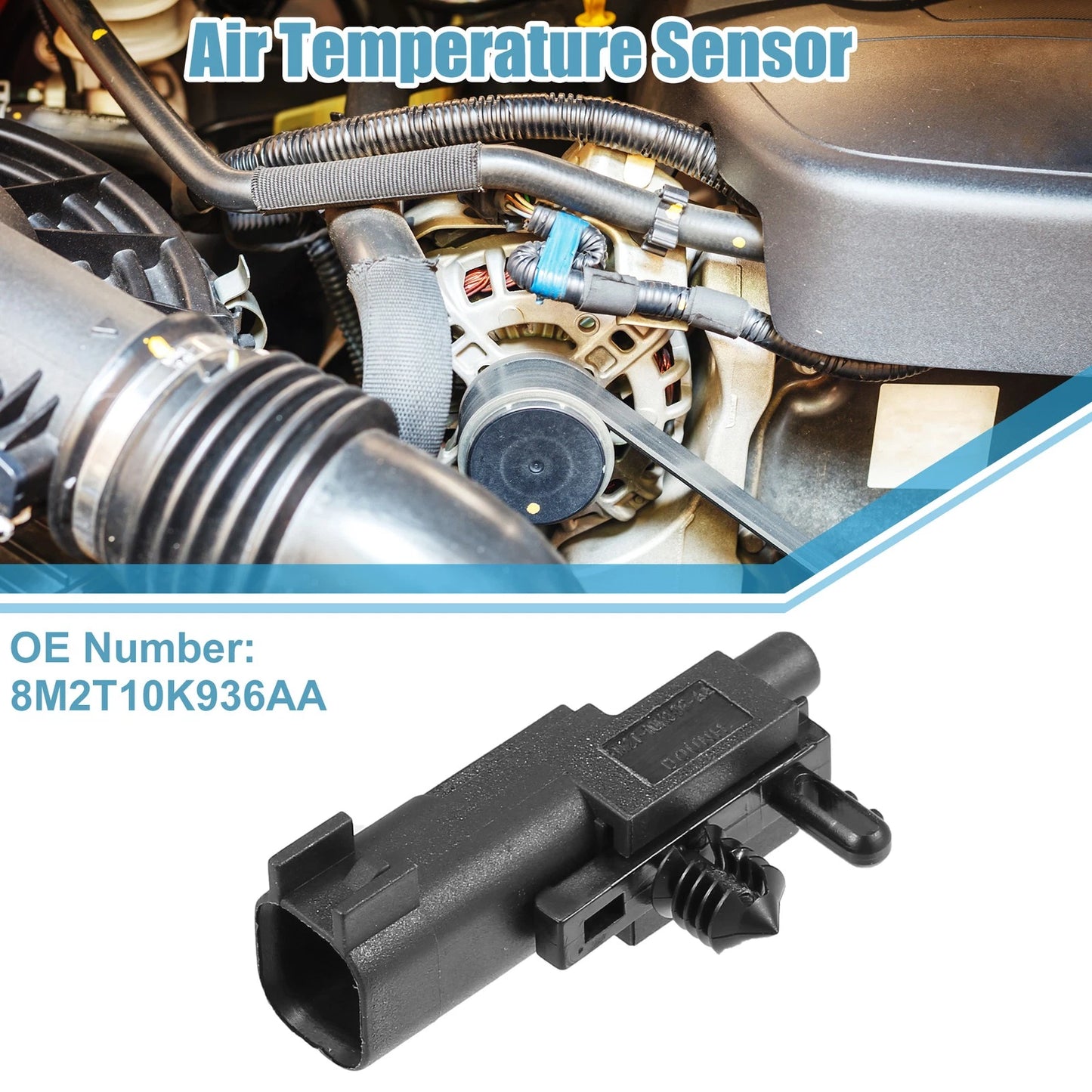 Outside Ambient Air Temperature Sensor No. 8M2T10K936AA for Ford Galaxy (2006–2015)