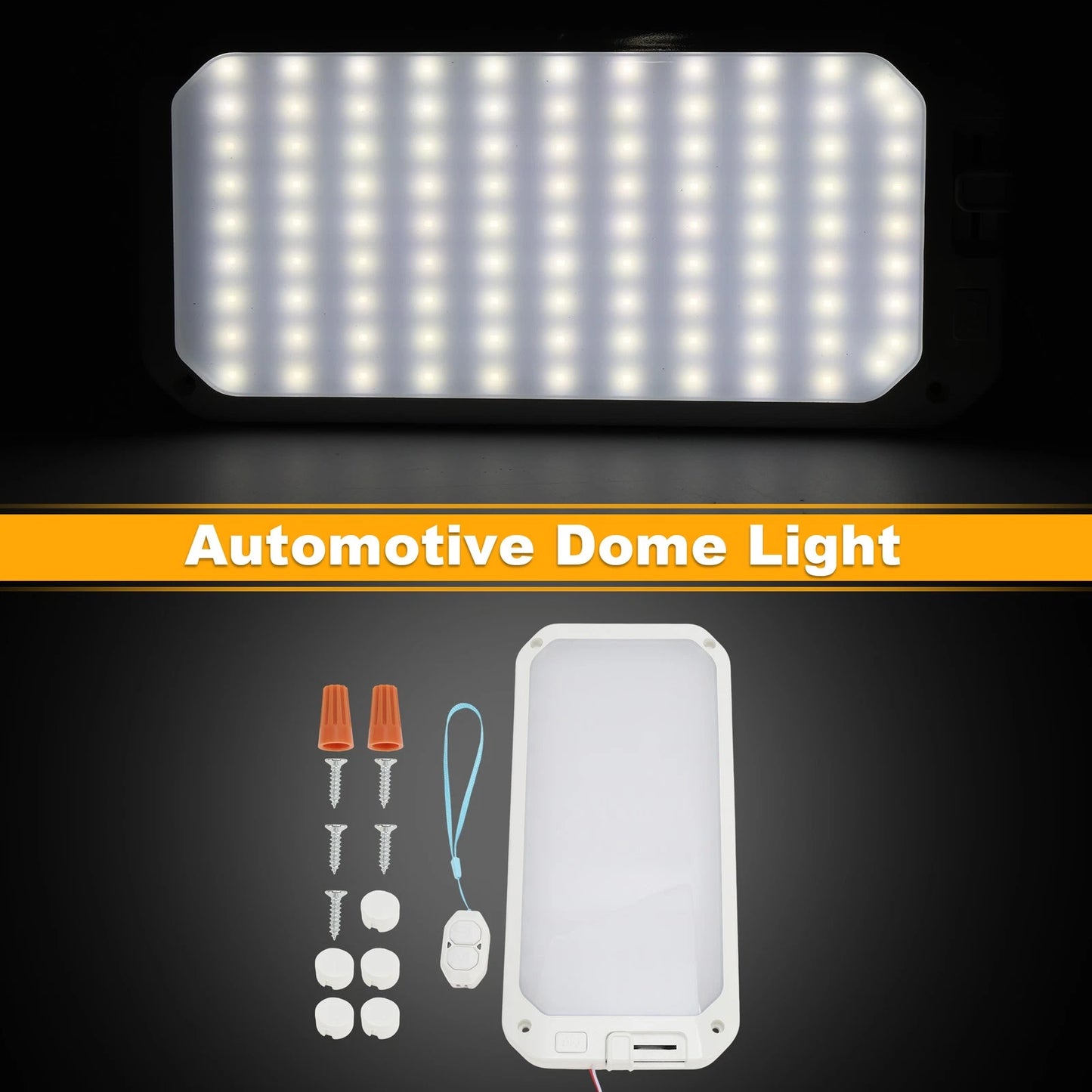 1Pc 198 Lamp Beads Car Interior Lighting for Universal Vehicles