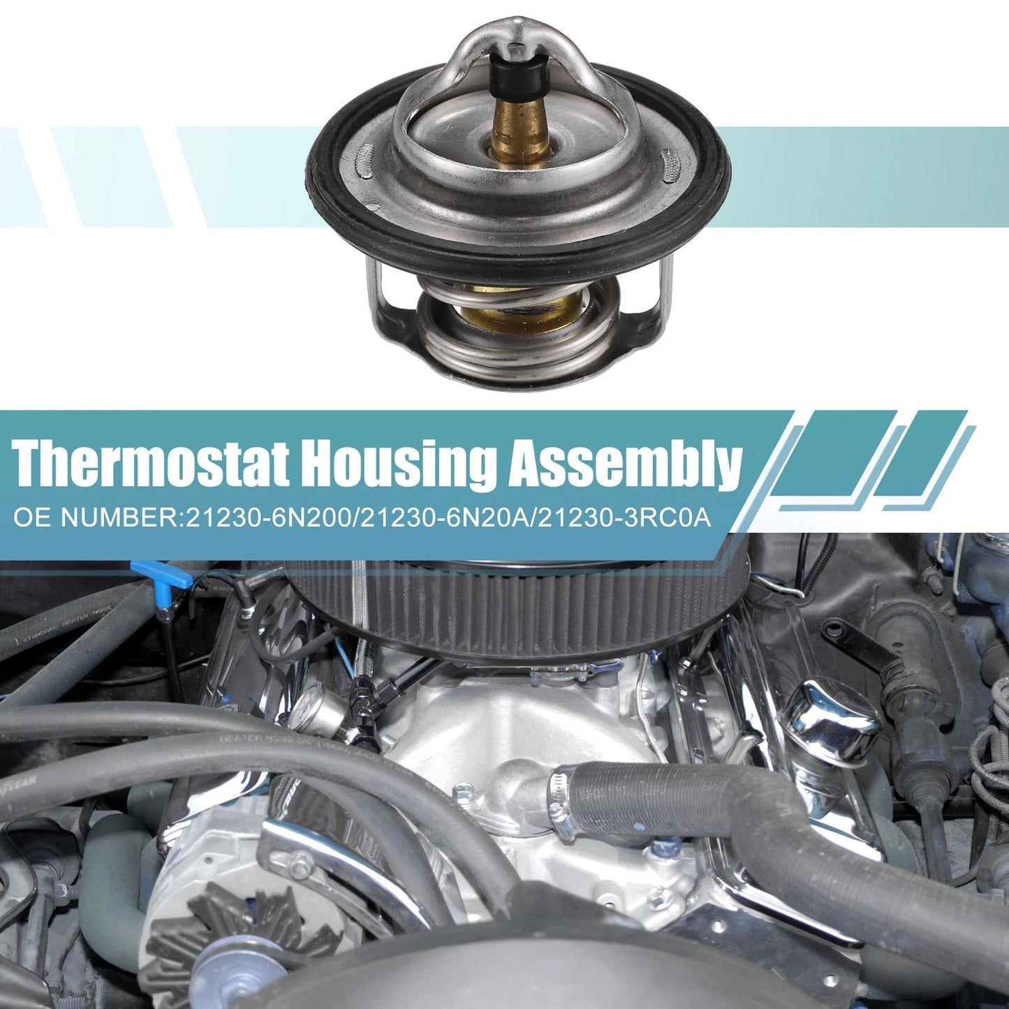 Coolant Thermostat Housing Assembly No.21230-6N200 for Nissan Rogue (2008–2015)