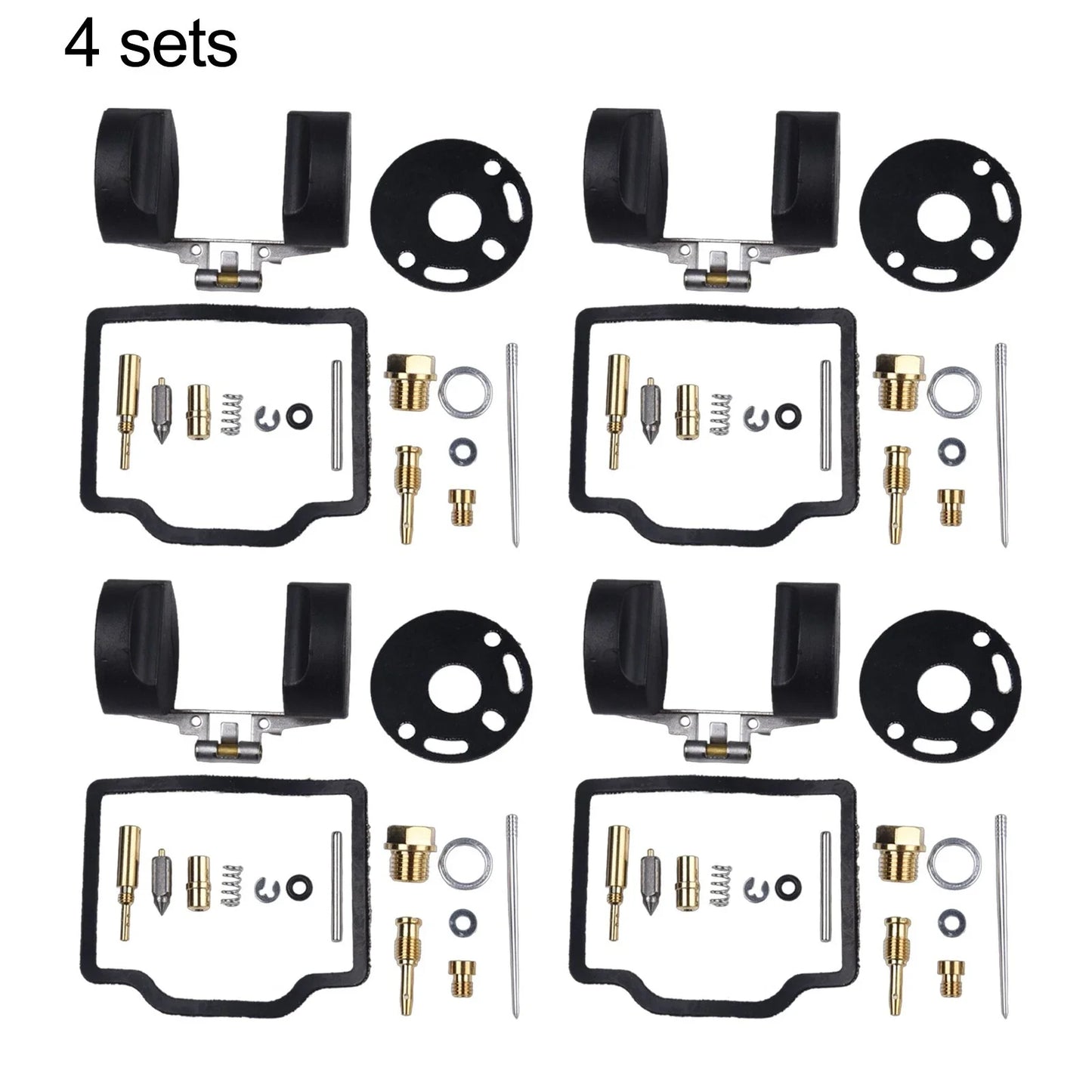 4 x Carburetor Repair Kit Black for CB750K (1969–1976)
