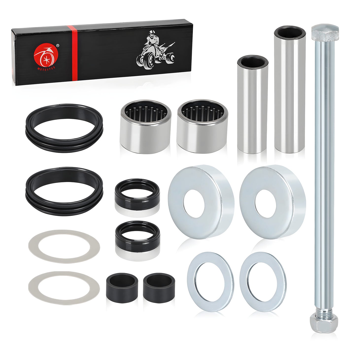 Rear Swing Arm Bushing Bearing Seal Kit for Yamaha YFS200 (1990–1998)