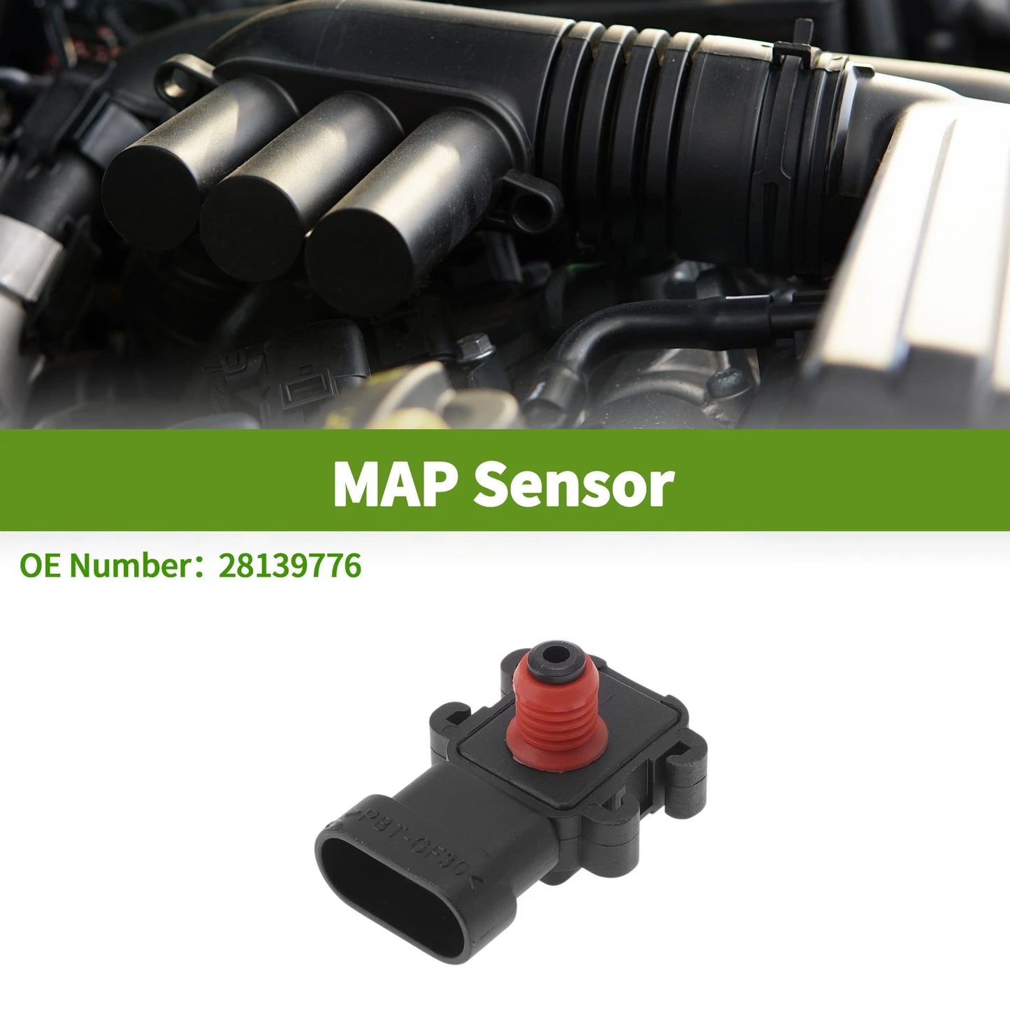 MAP Sensor for Chevrolet Express 2500 (2010–2014) No.28139776