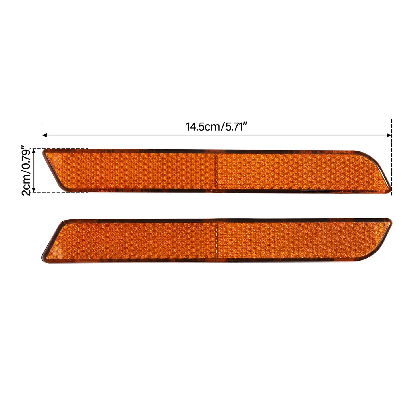 Saddlebag Latch Cover Reflectors for Harley Touring Road King (1994-2013)