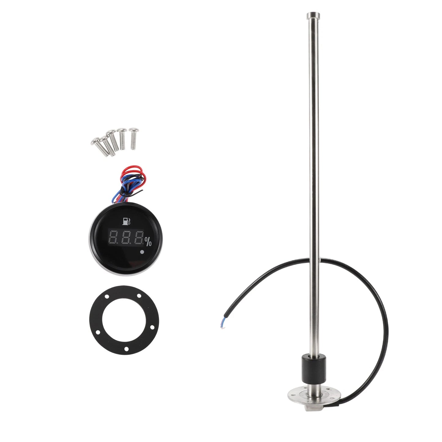 Fuel Sending Unit and Gauge Kit 0-190 Ohm for Boat Car (500mm)
