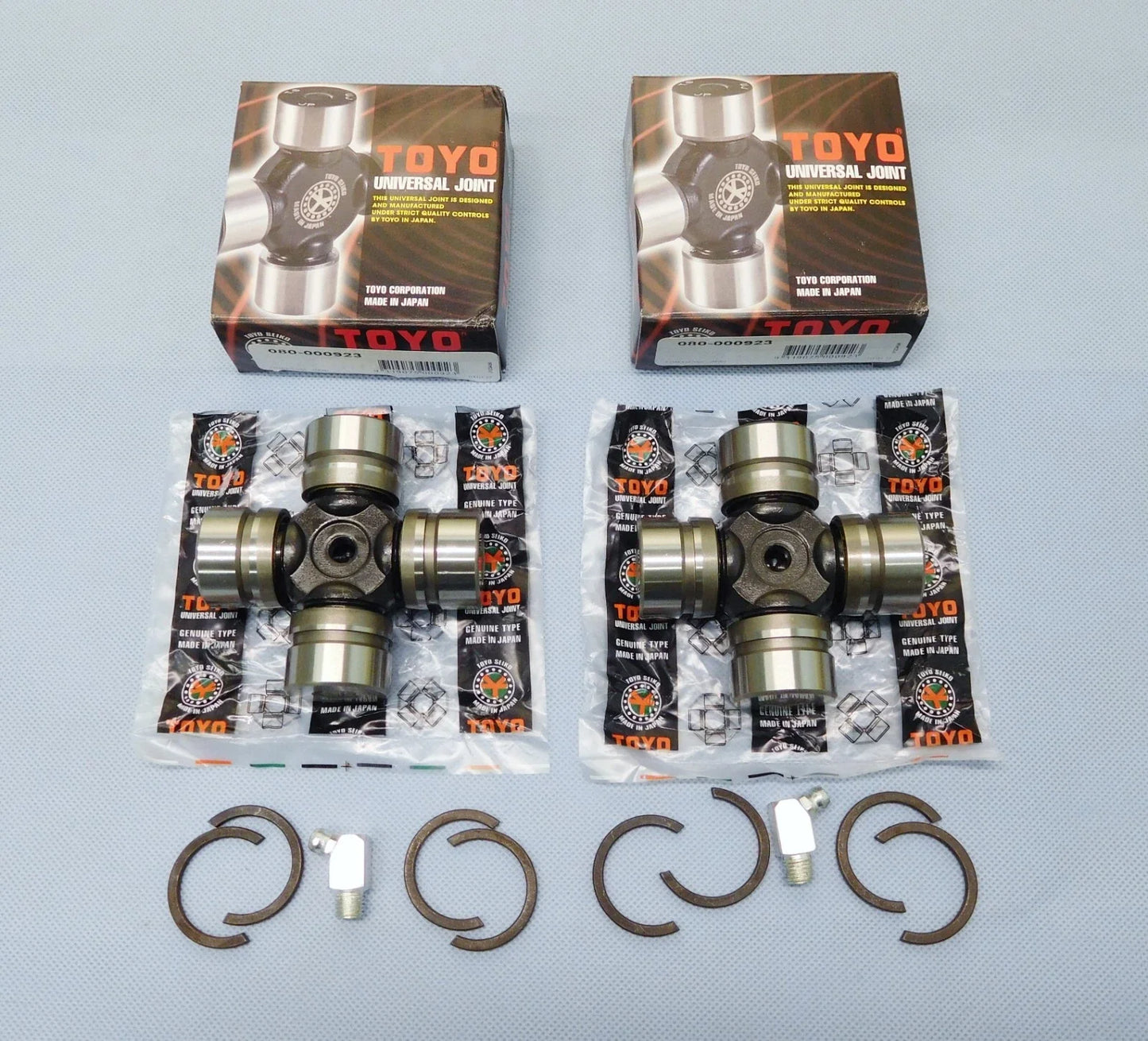 Front Tailshaft Uni Joints 2 x for Toyota Land Cruiser FZJ80 HZJ80 (1990-1997)