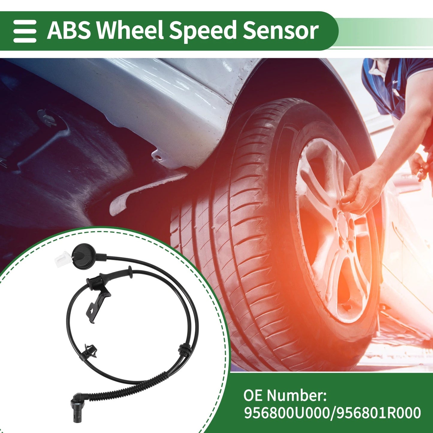 ABS Wheel Speed Sensor No. 956800U000 for Hyundai Verna (2010–2014)