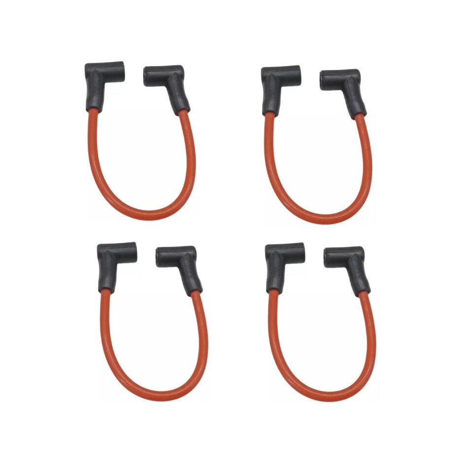 Set of 4 Spark Plug Lead Wires for Johnson Evinrude Outboard (12")