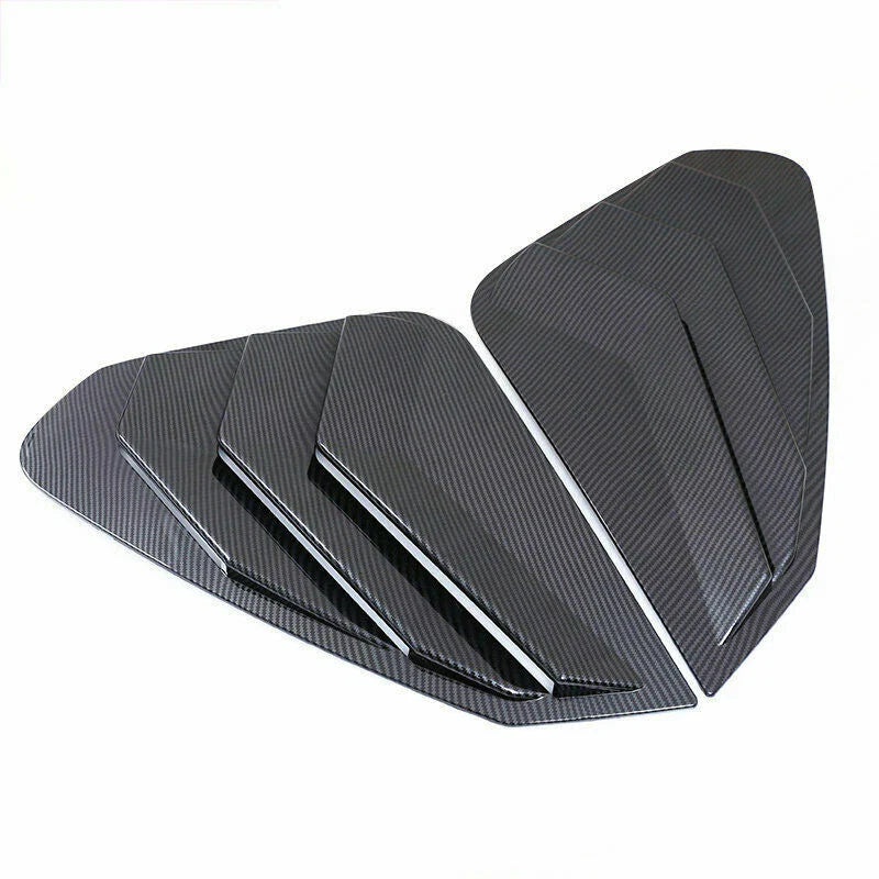 Carbon Fiber Look Side Vent Scoop Louver Trim For Toyota RAV4 (2019–2023)