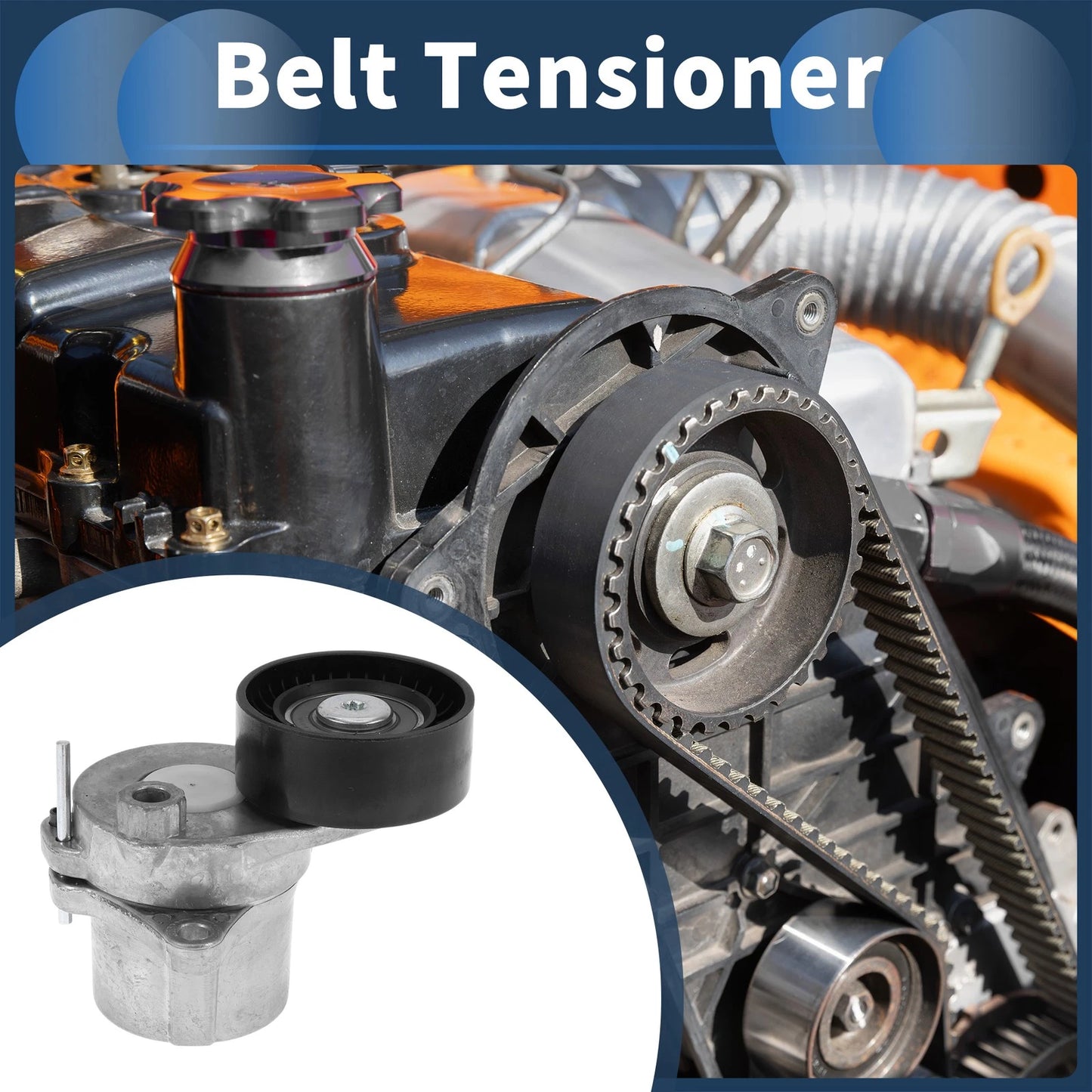 Belt Tensioner for Mercedes-Benz E-Class (2009–2016) No. 6512001370 Metal