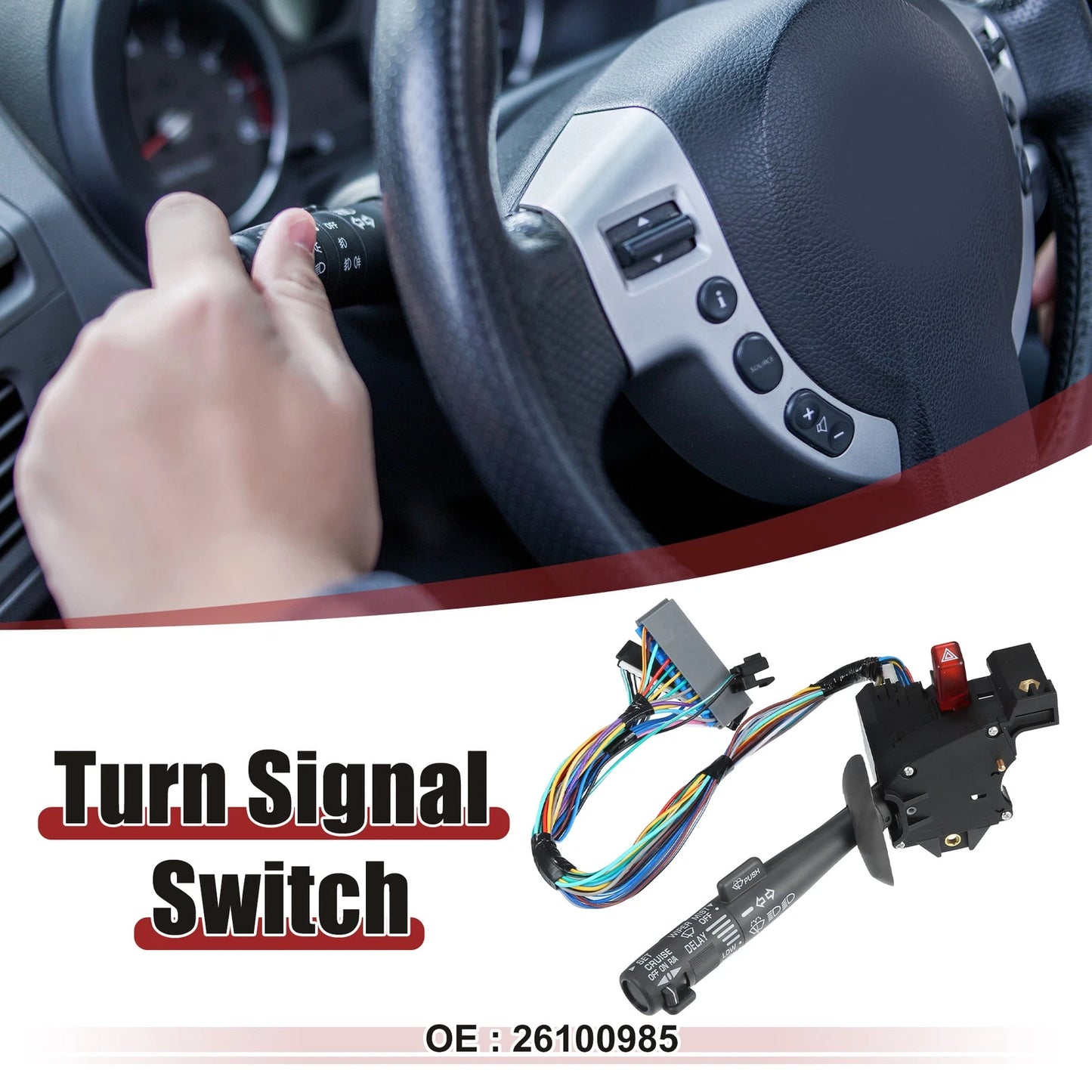 Turn Signal Switch for Chevrolet (No. 26100985)