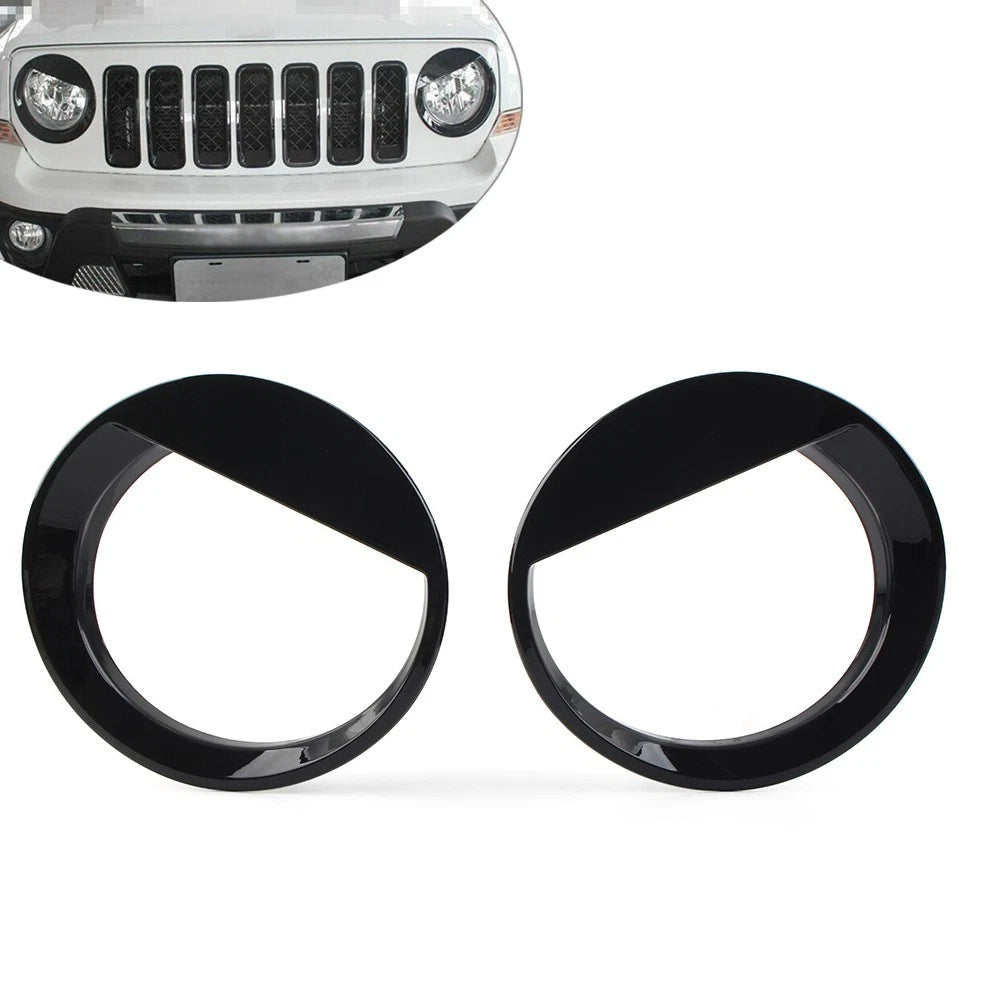 Set of 8 Door Hinge Covers for Jeep Wrangler JK 4 Door (2007–2017)