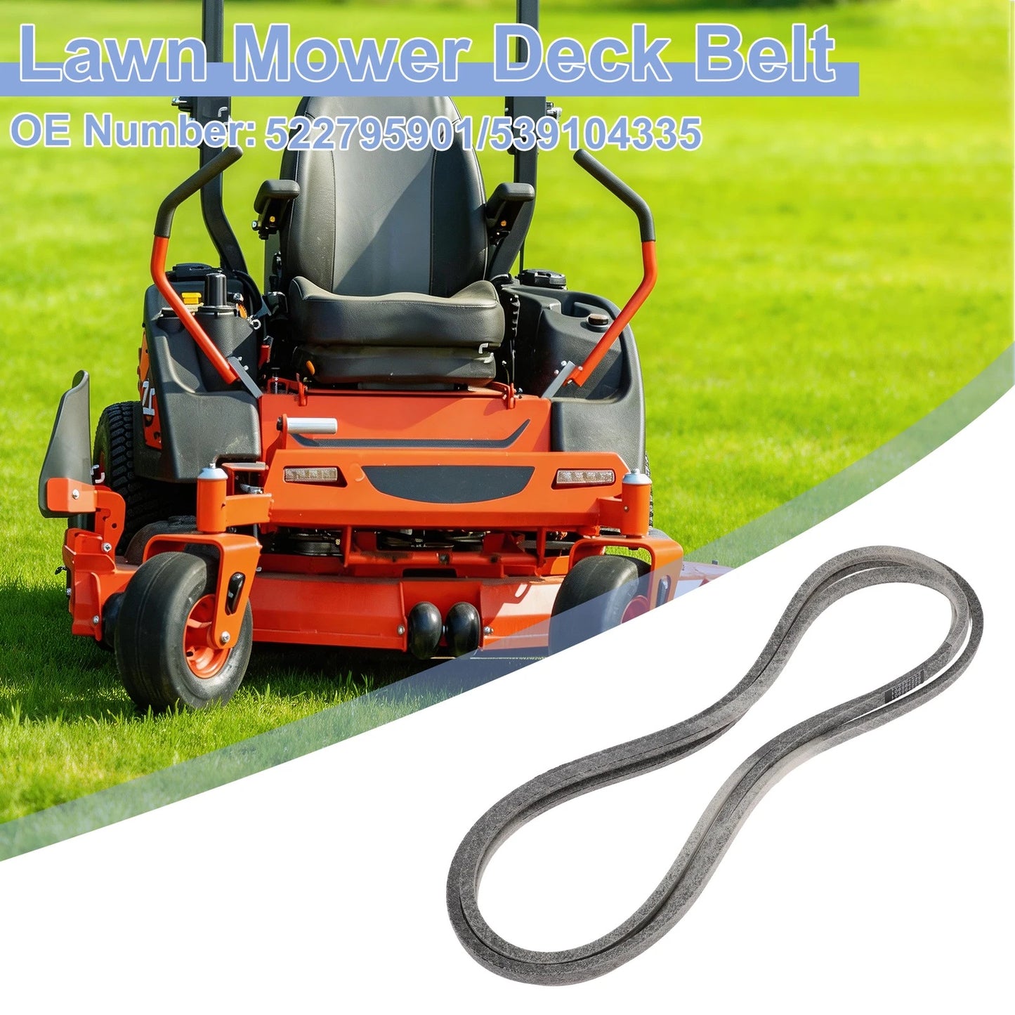 Lawn Mower Deck Belt for Husqvarna MZ61 (No.522795901/539104335)