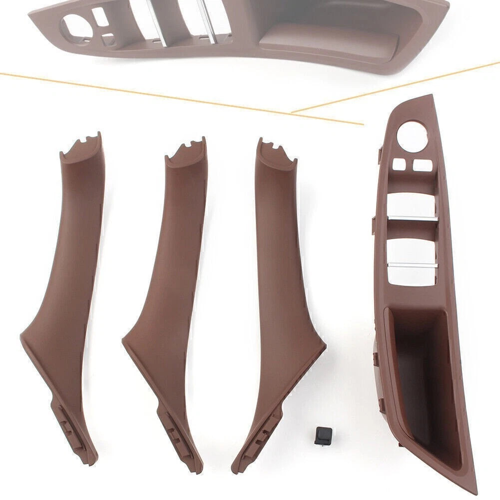 Inner Window Switch Armrest Panel Door Handle Kit for BMW 5 Series F10 F11 (2010–2017)