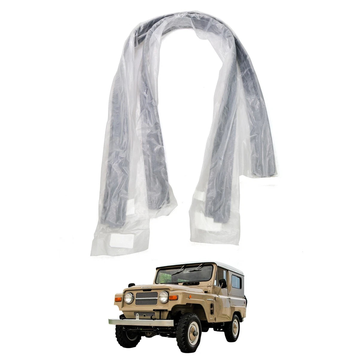 Rubber Weatherstrip for Datsun Nissan Patrol G60 (1960–1980)