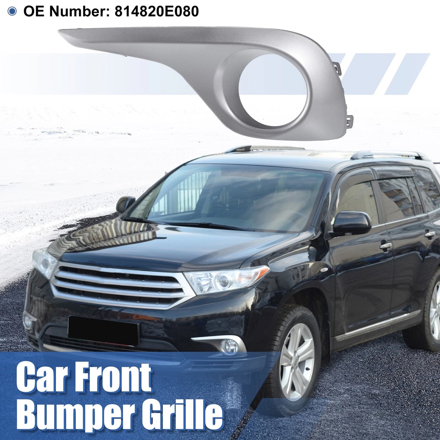 Fog Light Grille Cover No. 814820E080 for Toyota Highlander (2013–2013)