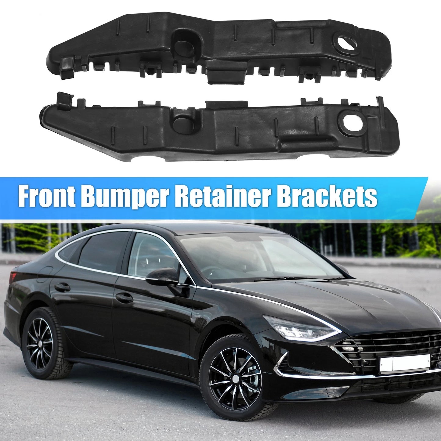 Pair Front Bumper Brackets for Hyundai (86514C2000)