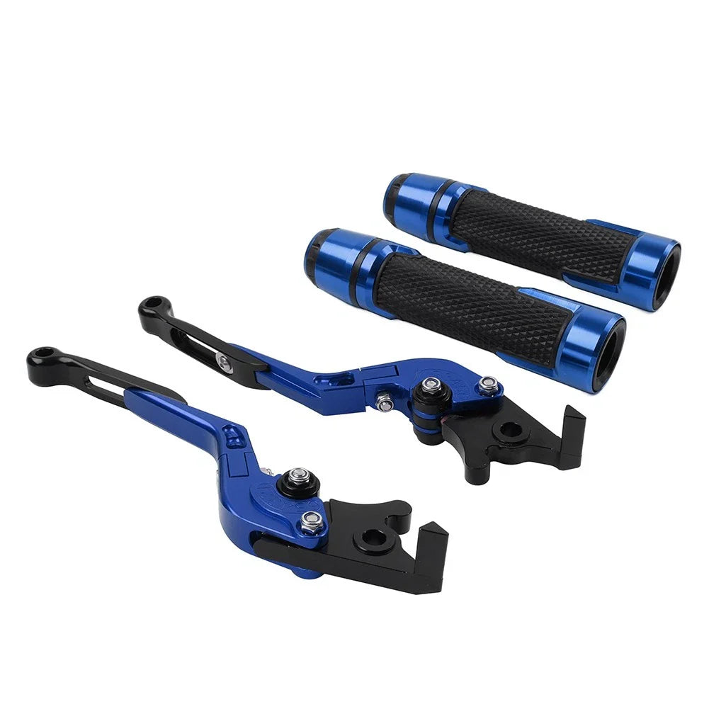 Folding Extendable Brake Clutch Levers & Handlebar Grips for Aprilia Tuono V4 (2011-2023)