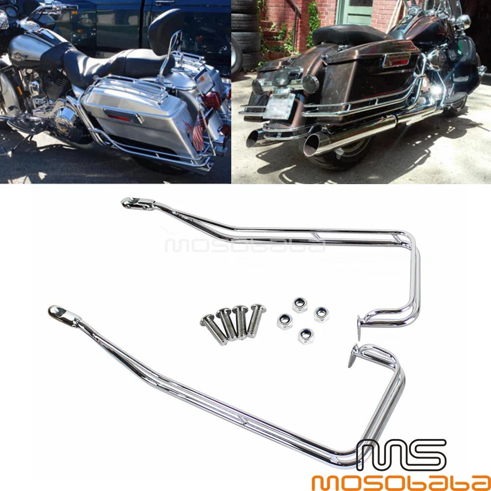 Twin Rail Saddlebag Guards for Harley Electra Street Glide FLHX (2009-2013)