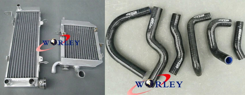 Aluminum Radiator and Silicone Hose Kit for Honda RVF400 (1994–1996)