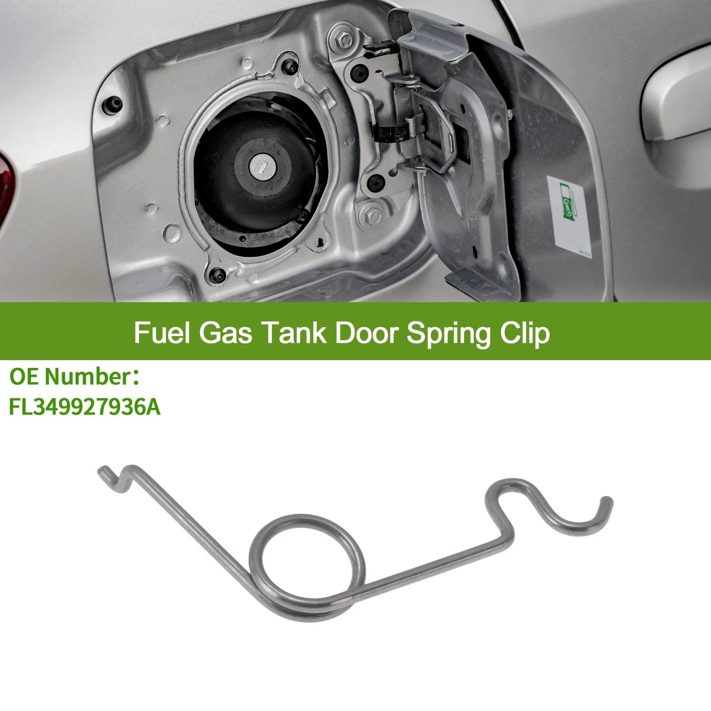Fuel Gas Tank Door Spring Clip for Ford Explorer (2011–2019) FL349927936A