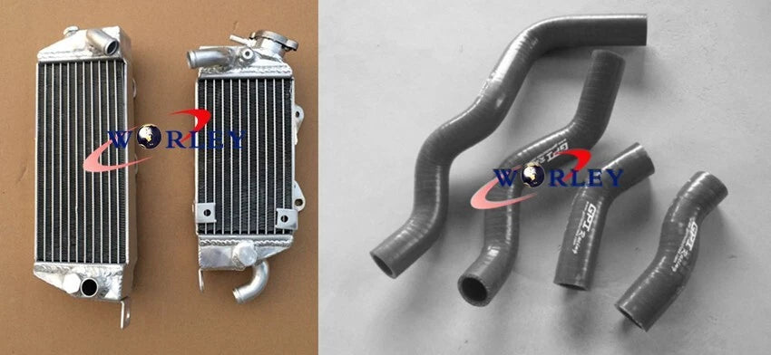 Aluminum Radiator and Hose Kit for Kawasaki KLX 250 (1993–1996)