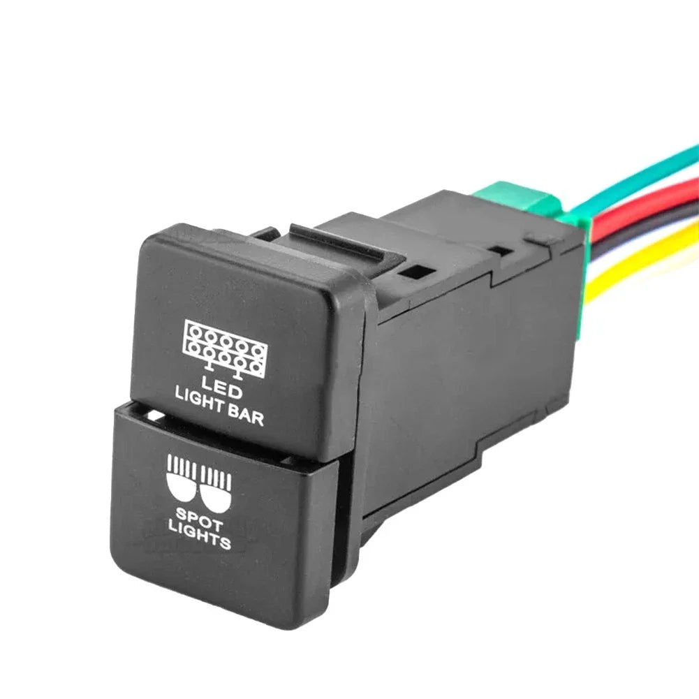 Push Button LED Light Bar Switch for Toyota Tacoma