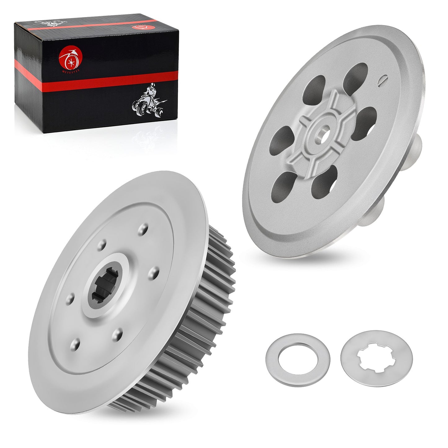 Clutch Pressure Plate Inner Hub & Lock Washer for Suzuki RM250 (1996–2006)