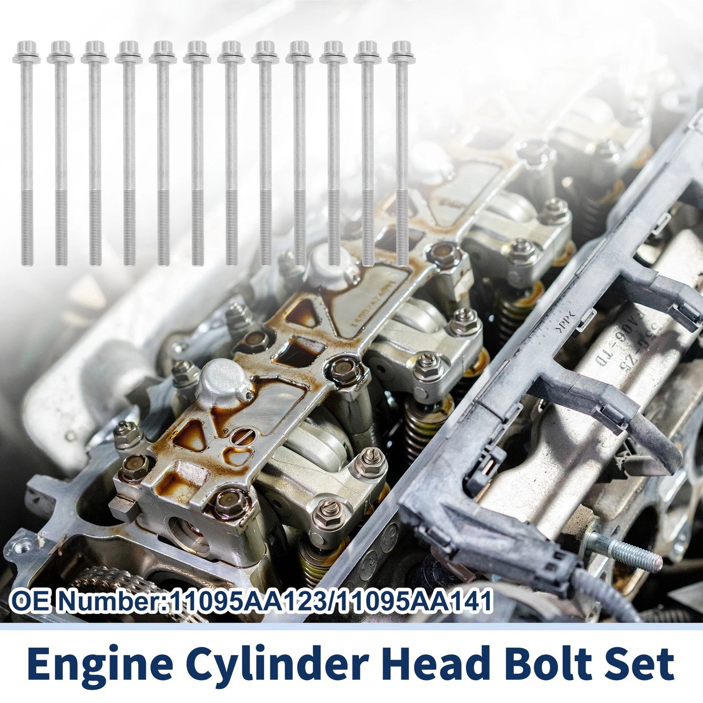 Cylinder Head Bolt Set for Subaru Baja Sport 2.5L H4 (2004–2006) No. 11095AA123