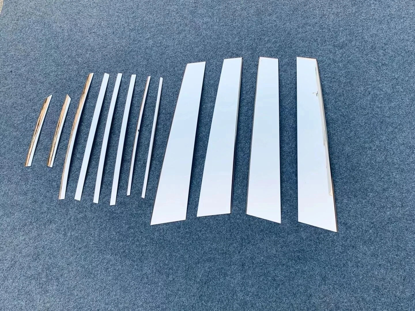 12x Center Pillar Post Molding Cover Trim for Toyota Corolla Cross (2022–2023)