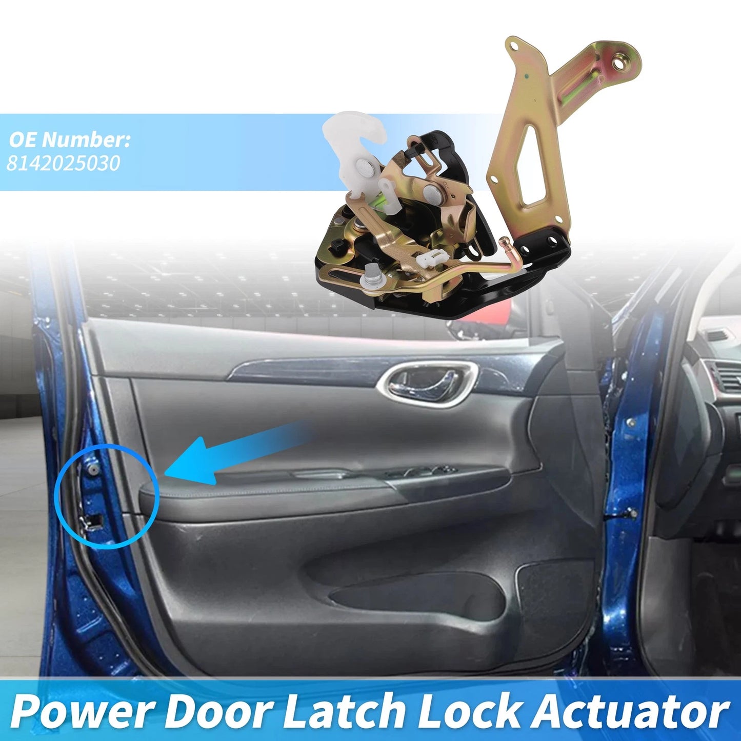 Rear Right Power Door Lock Actuator 8142025030 for Hyundai Accento II (1999–2005)