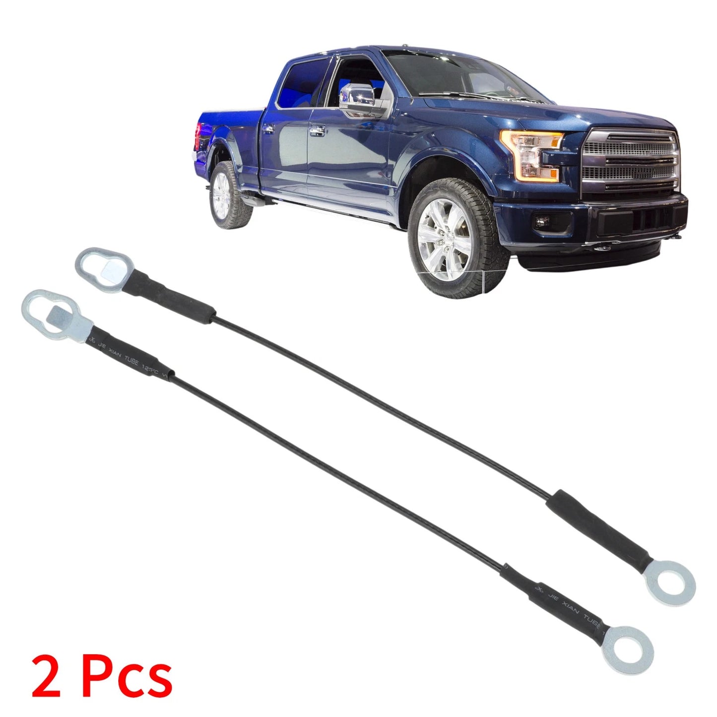 Set of 2 Tailgate Support Cables for Ford F-150 (2015–2023) FL3Z9943053A FL3Z9943052A
