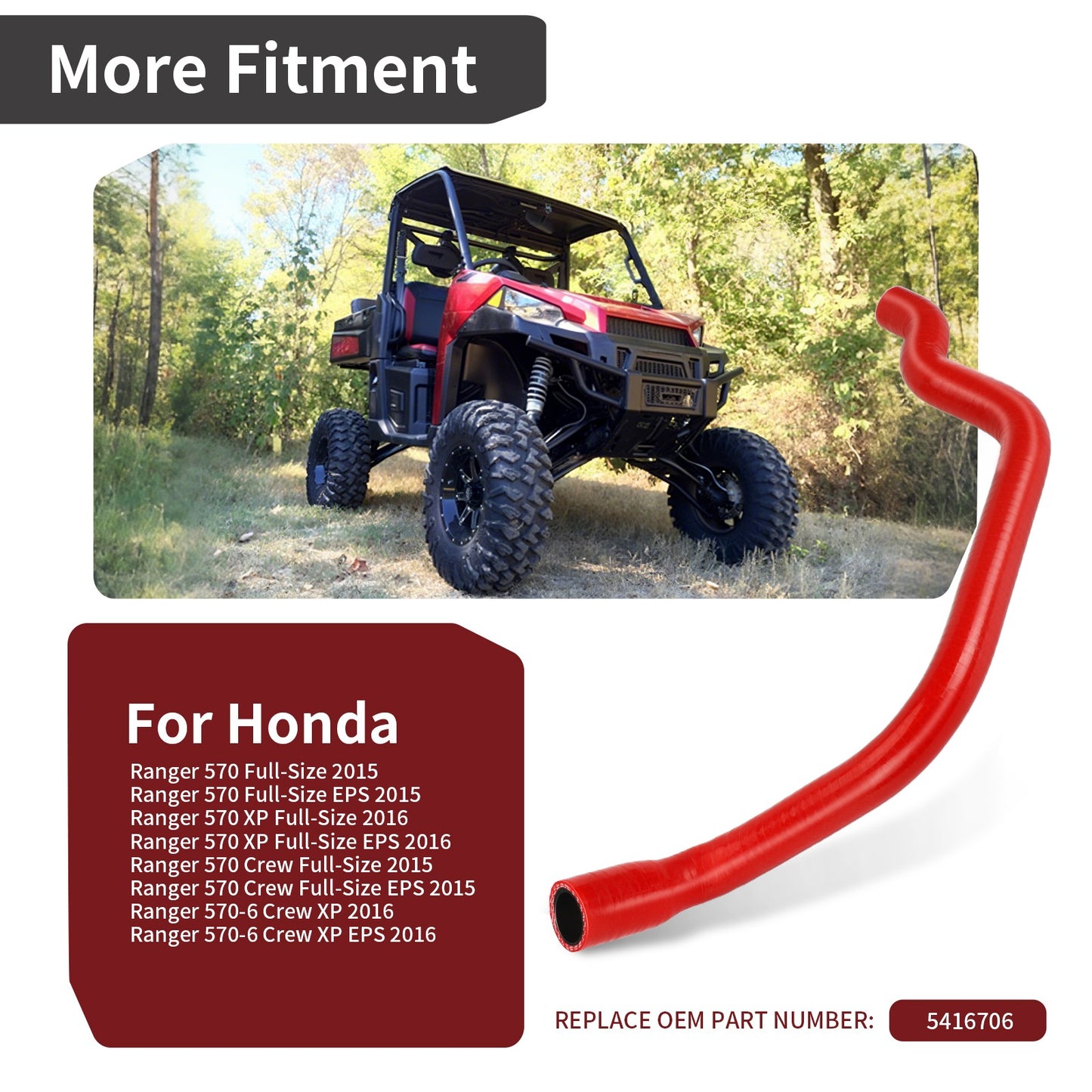 Engine Vent Hose for Polaris Ranger XP 570 (2016)