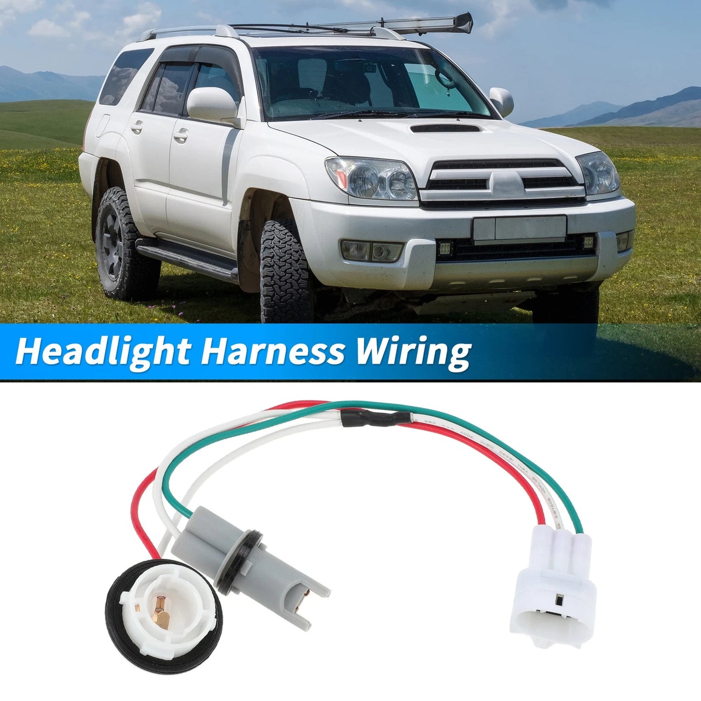 Headlight Bulb Socket Wiring Harness for Toyota 4Runner (2005–2009) No. 8112535440