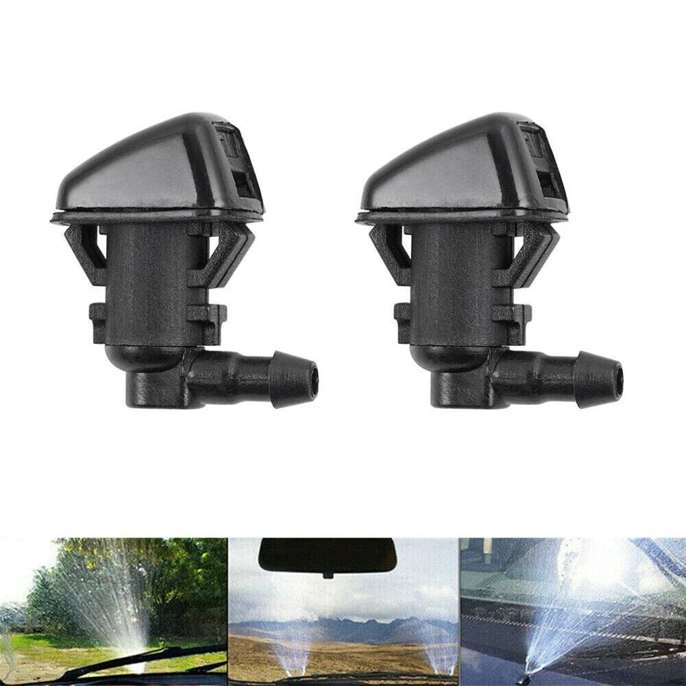 2x Windshield Wiper Washer Jet Spray Nozzle for Ford Edge/Fiesta (2011–2015)