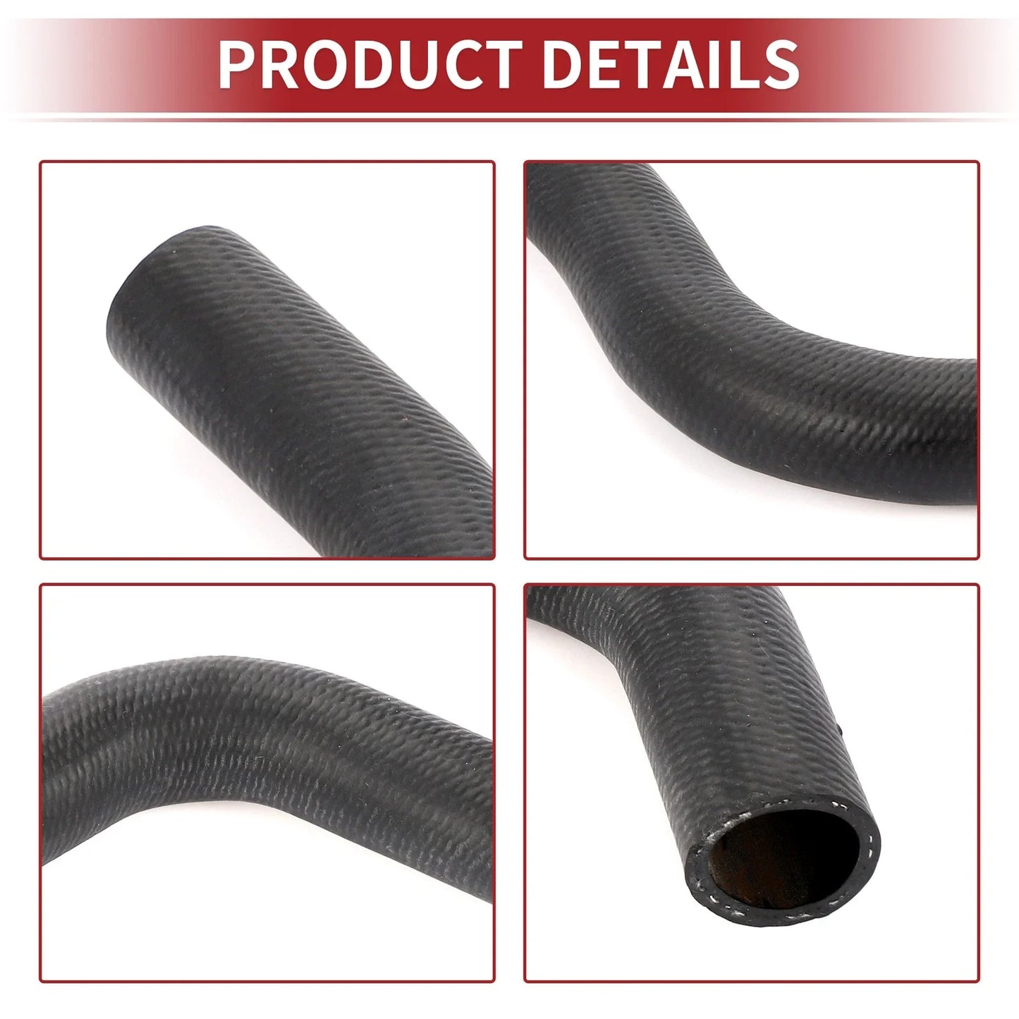 Radiator Hose for Honda Accord (2013-2017) Rubber Black 1 x Piece