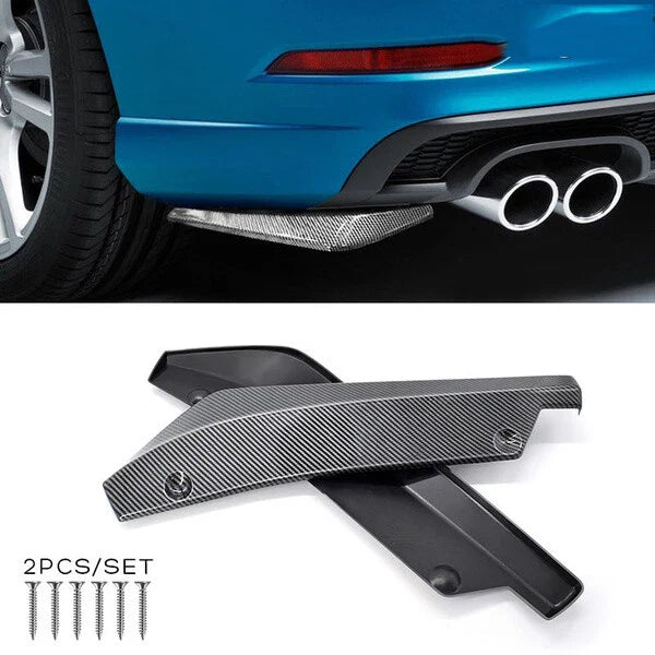 Carbon Fiber Rear Bumper Fin Canard Splitter Lips for Cadillac Escalade CTS CT5