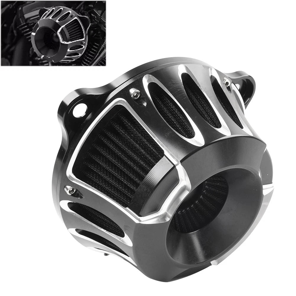 Blue Air Cleaner Intake Filter Kit for Harley Sportster XL883 XL1200 (1991–2023)