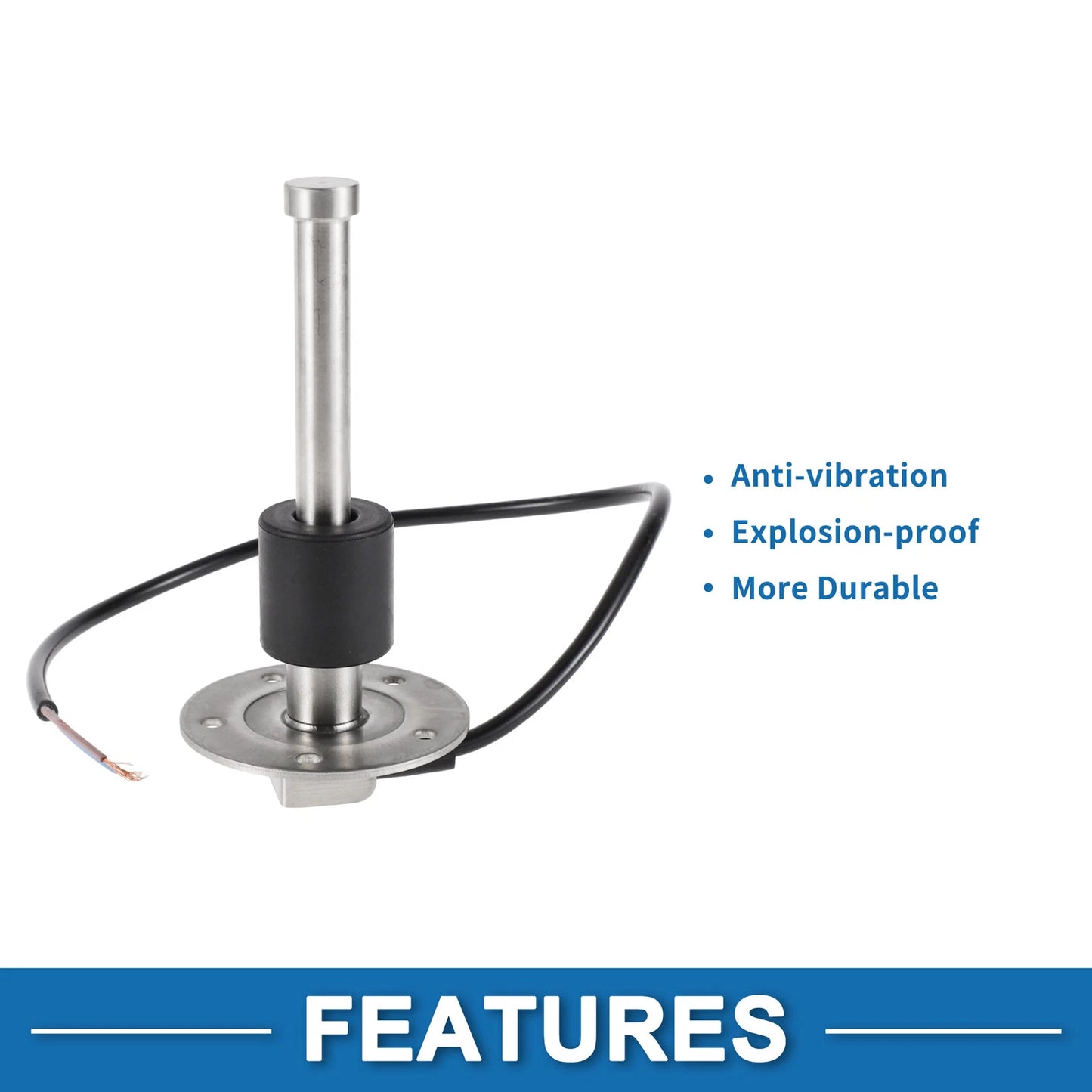 Fuel Sending Unit and Gauge Kit 240-33 Ohm for Boat Car Vehicle (130mm)