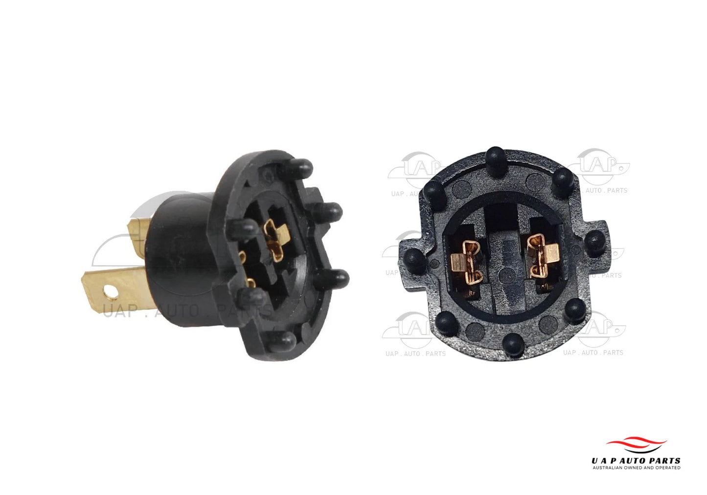 Set of 2 Headlight Bulb Socket Holders for Mazda 2 3 & 323