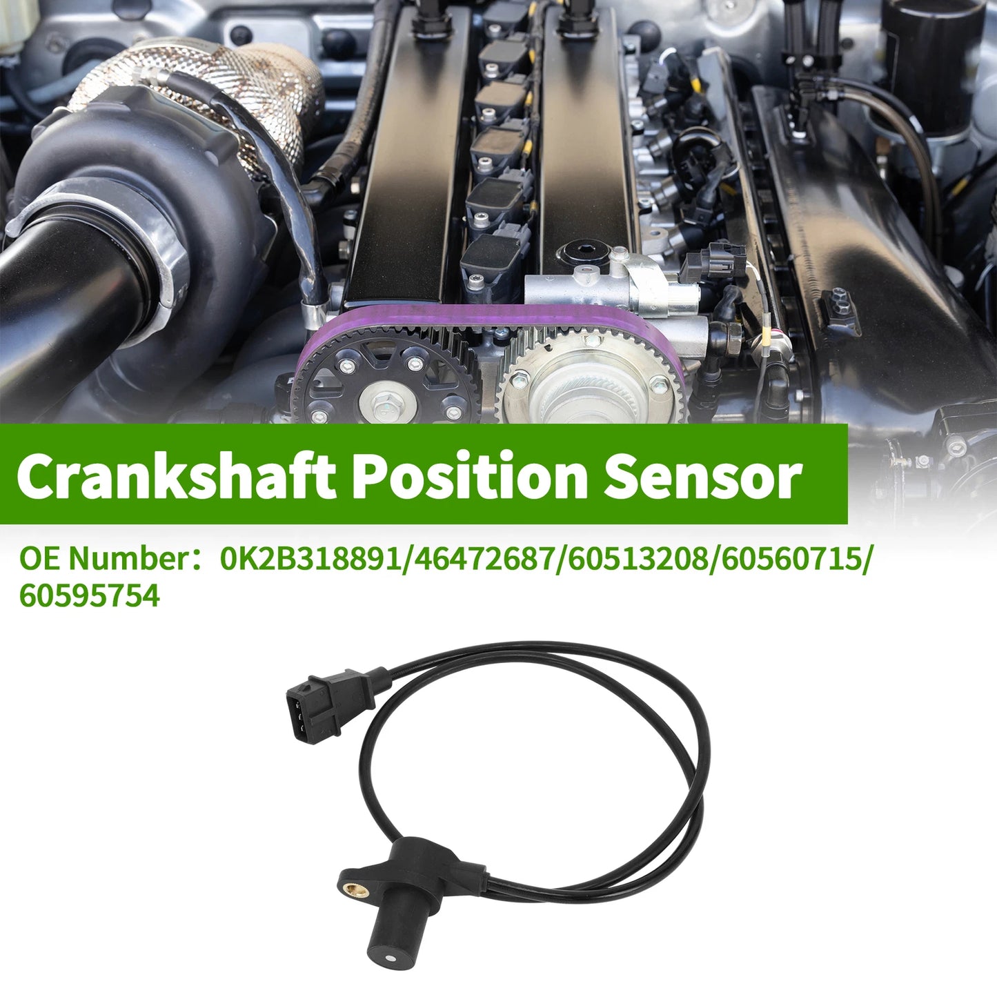 Crankshaft Position Sensor for KIA Shuma Hatchback (1997–2001) No. 0K2B318891