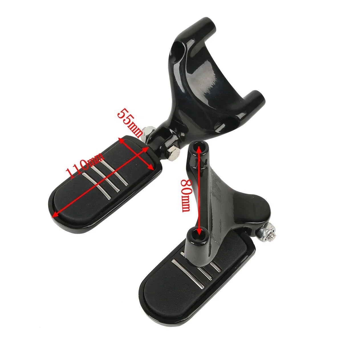 Rear Passenger Pegs Footpegs for Harley Sportster XL883 XL1200 (2004-2013)