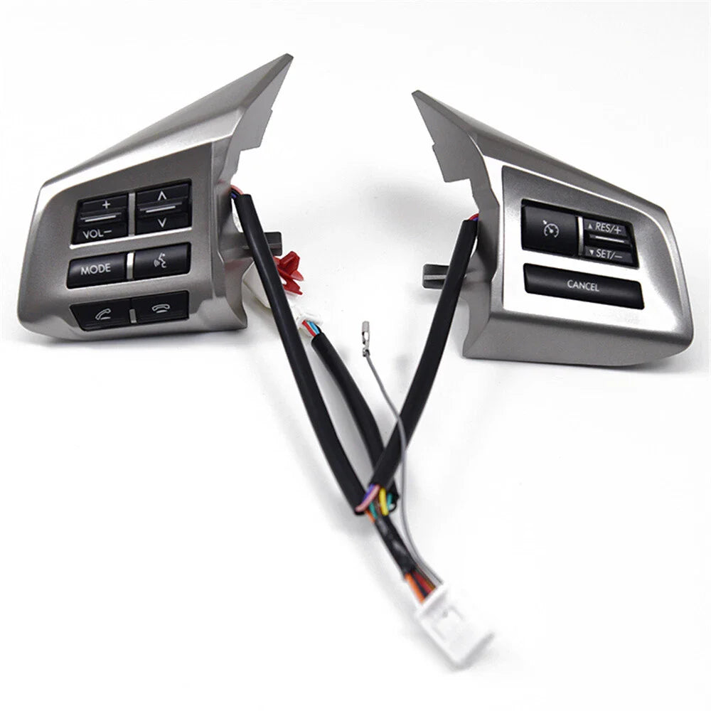 Steering Wheel Switch Silver/Black for Subaru Legacy (2012-2014)