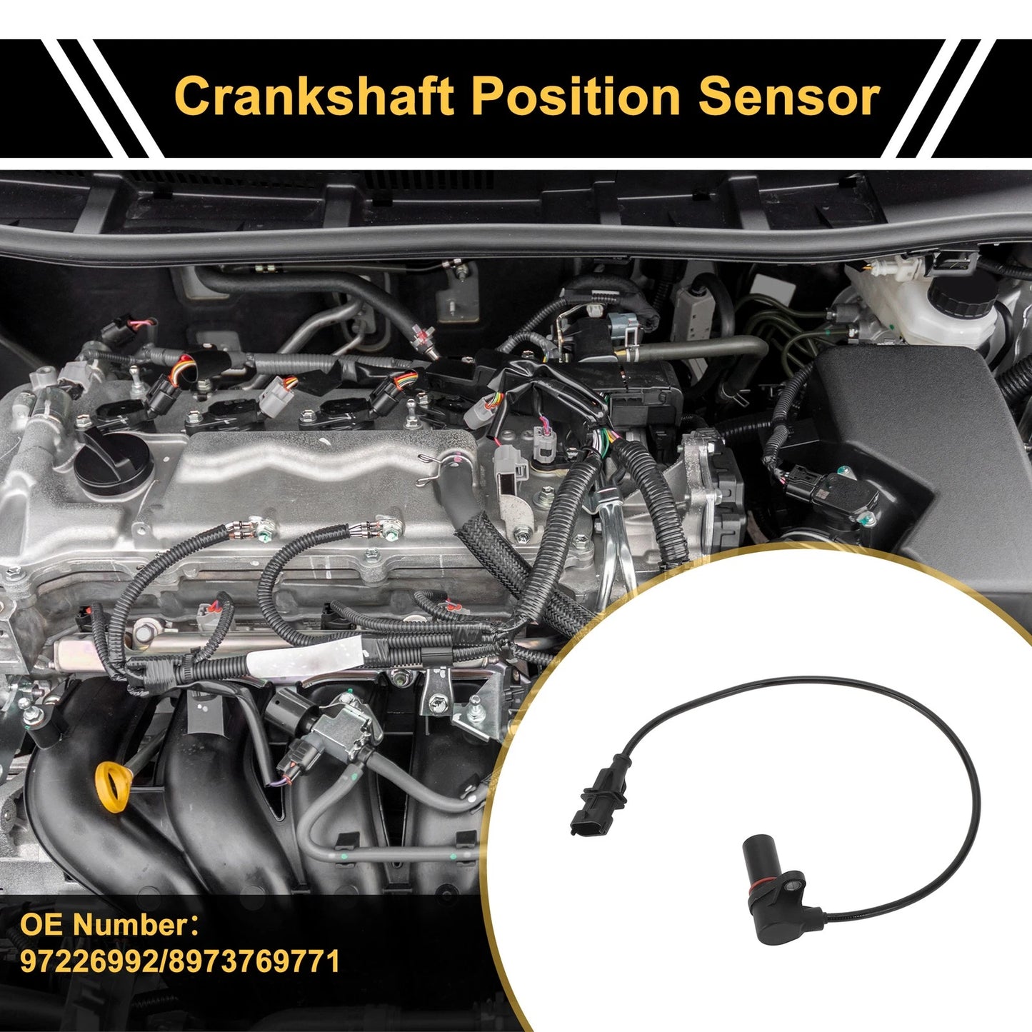 Crankshaft Position Sensor for Opel Astra (2003–2009) No.97226992/8973769771