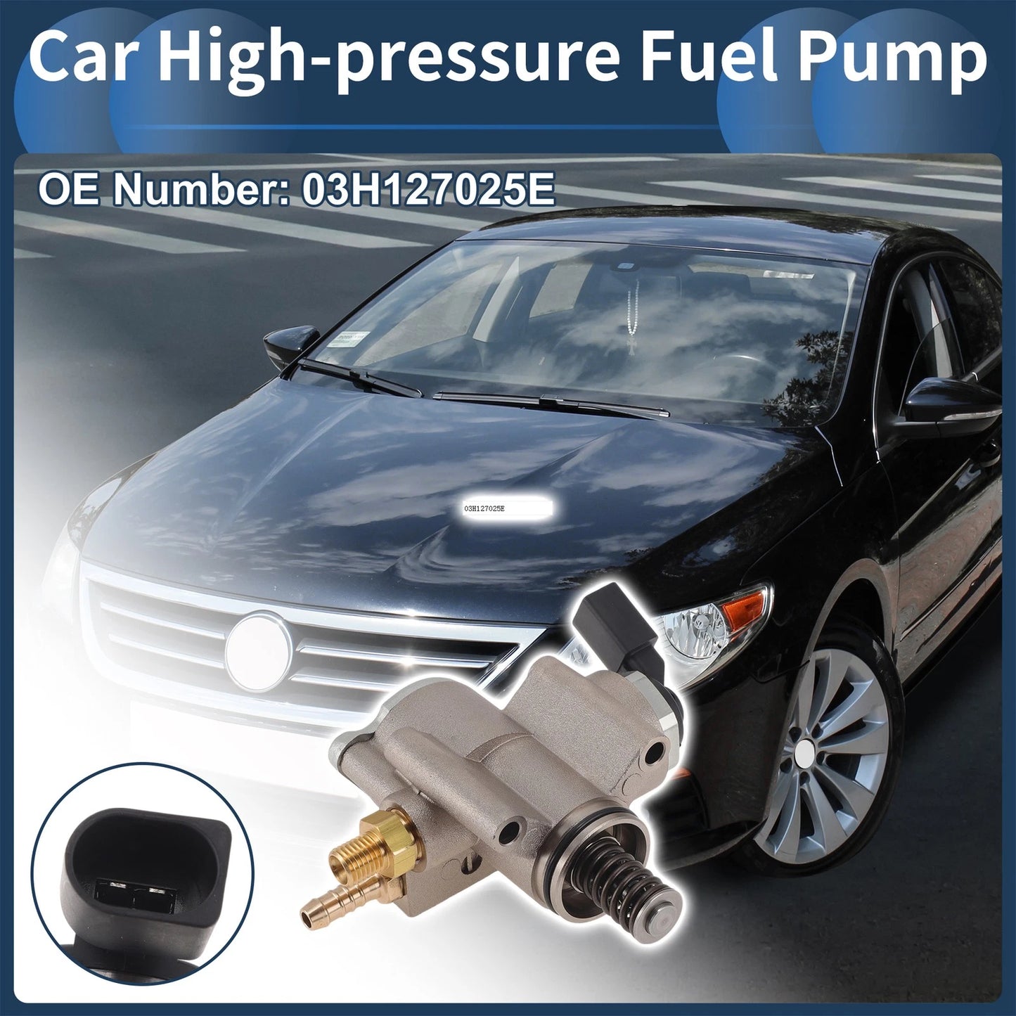High Pressure Fuel Pump for Volkswagen CC, Passat (2008–2011) No. 03H127025E