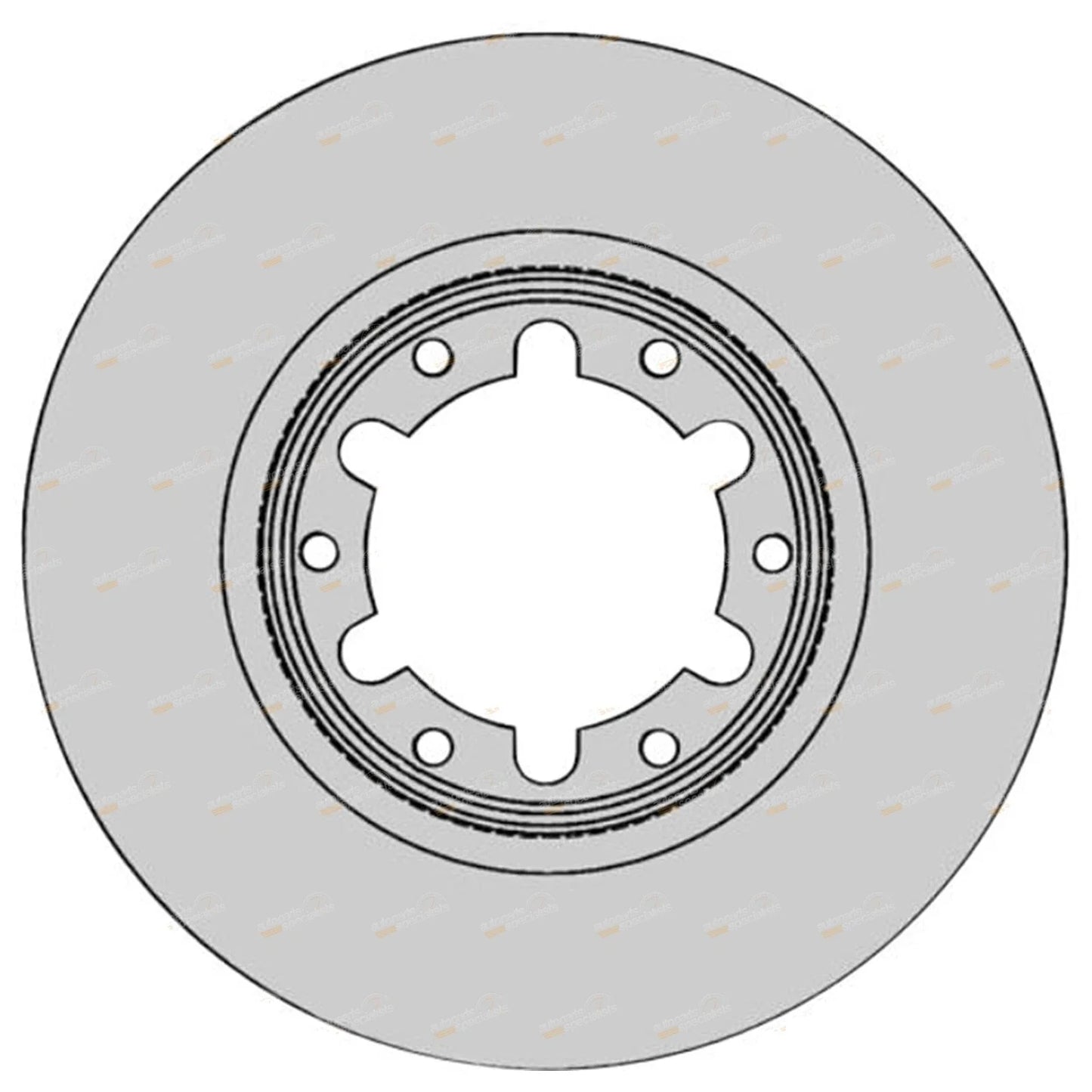 Front Disc Brake Rotors Pair for Nissan Patrol GU (2001 - 2010)