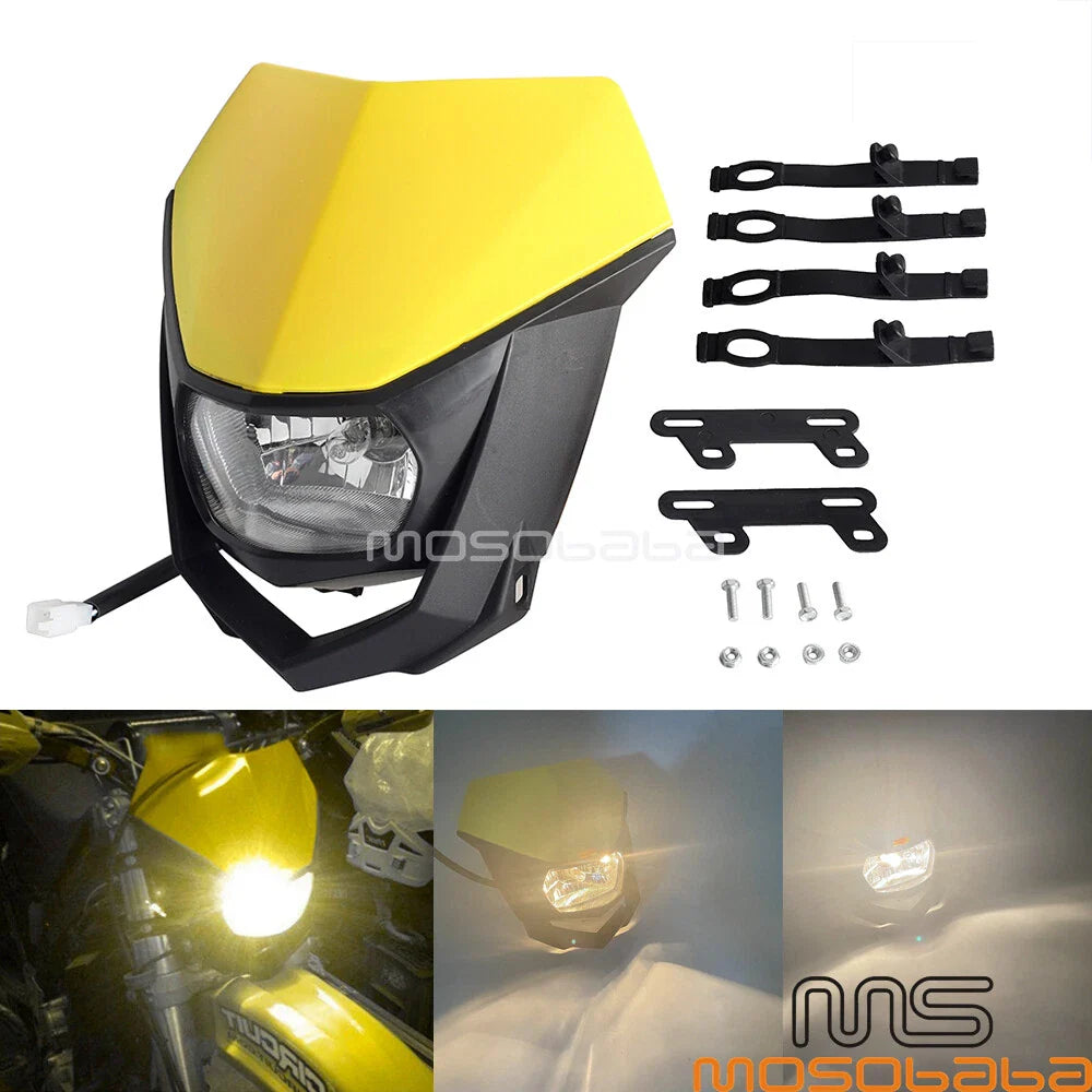 H4 Headlight for Suzuki DR650S/SE RMZ450 DRZ400E (1996-2023)
