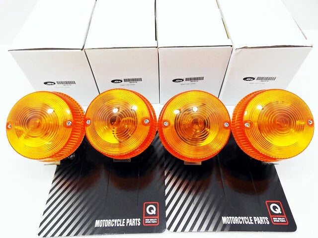 Kawasaki KZ1000 Police Left Right Turn Signal Indicator Blinker Set (78-05)